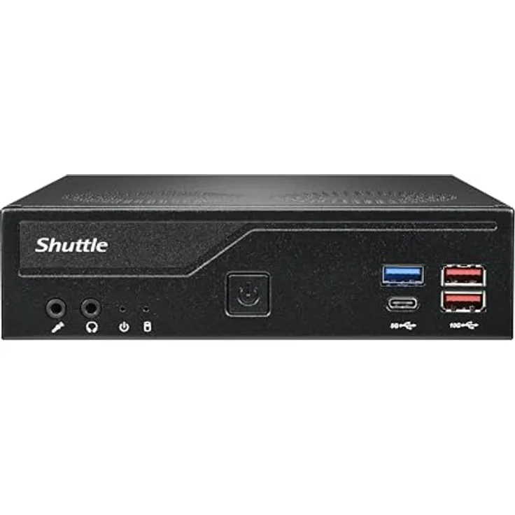 Shuttle XPC slim DH770, Barebone Slim-PC mit LGA1700-Sockel und Intel H770, ohne CPU und RAM 0 GB