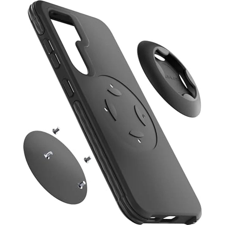 Interphone SMQUIKLOXSAMS24PTE, SAMSUNG S24 PLUS Handyhülle mit antibakterieller Microban-Technologie, stoßfestem Design und Anti-Verlust-Gurt, kompatibel mit Quiklox-Montagesystemen für Motorräder, Fahrräder und Autos – Bild 2