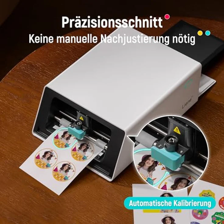 Liene PixCut S1, Fotodrucker mit 300 x 300 dpi Druck-Auflösung und Schneidefunktion – Bild 6