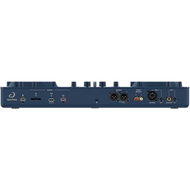 AlphaTheta OMNIS-DUO DJ Controller, 5-Stunden-Spielzeit, USB/SD, Schwarz – Bild 3