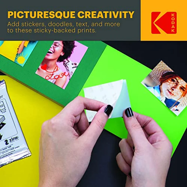 Kodak Zink Photo Paper, 50 x 76 mm, Sofortbildfilm, 50 Stück – Bild 6