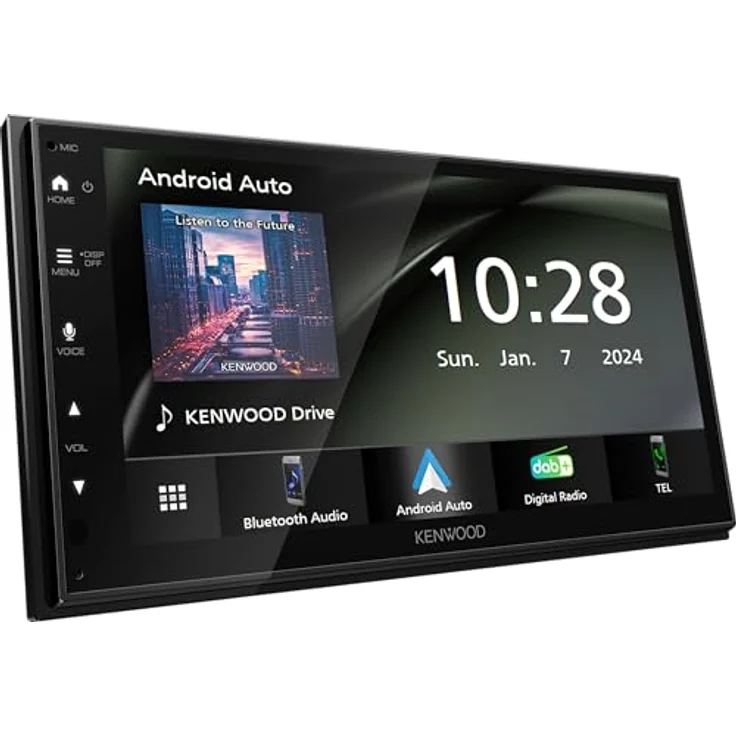 KENWOOD DMX5023DABS 2-DIN Autoradio mit 6,8-Zoll Touchscreen, Apple CarPlay, Android Auto, DAB+, Bluetooth und 13-Band-Equalizer – Bild 1