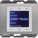 Berker BERK Radio Touch (DAB+), Radio, Silber