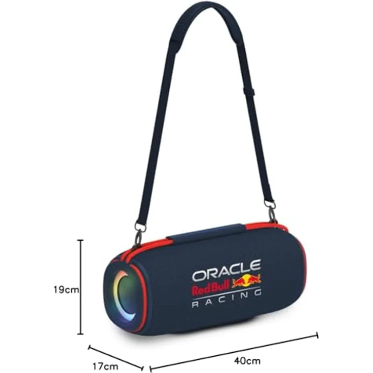 Red Bull Racing RB-SK400, Bluetooth Lautsprecher mit 120 W RMS, tragbar, Schwarz, Rot, 8000 mAh Batterie, Wireless Charging – Bild 3