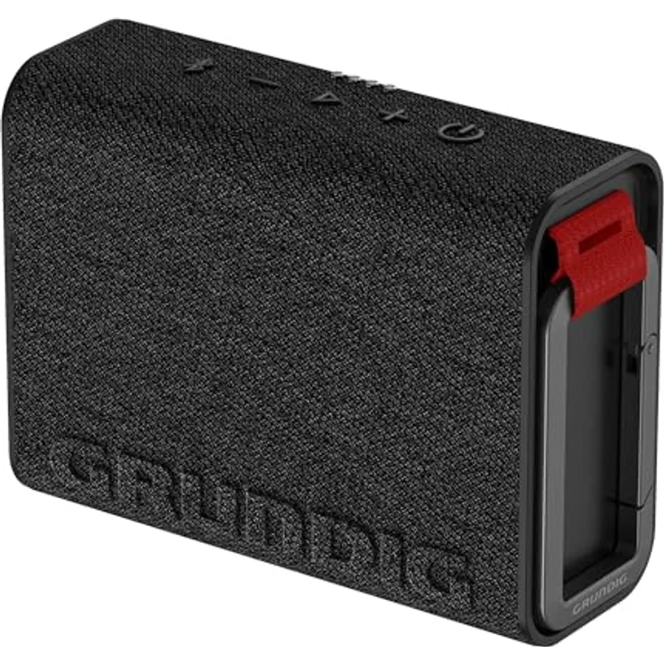 Grundig GBT Jam 2 Schwarz Bluetooth Lautsprecher, 4.3 W RMS, Bluetooth 5.3, bis zu 30 Std. Akkulaufz., Powerbank- & Freisprechfunktion, staub- und wassergeschützt IP67 – Bild 1
