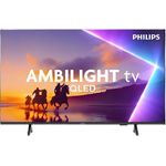 Philips 43" PUS8550, 4K QLED Ambilight TV mit HDR, Smart TV und TITAN OS, mattschwarz