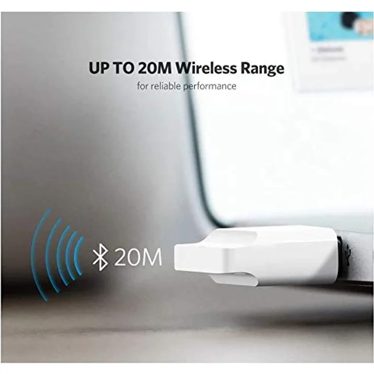 UGREEN Adapter USB Bluetooth 4.0 mit QUALCOMM APTX, weiß – Bild 4