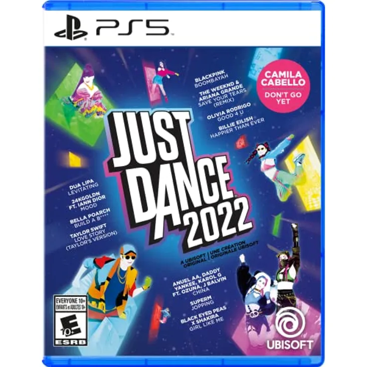 Ubisoft Just Dance 2022 Standard Edition für PlayStation 5, Tanzspiel mit vielfältigen Songs und Tanzstilen