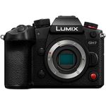 Panasonic Lumix DC-GH7E Micro Four Thirds Systemkamera, 25,2 MP, Phasen-Hybrid-AF, Active IS, 4K Video, OLED-Sucher, drehbarer Monitor, Schwarz