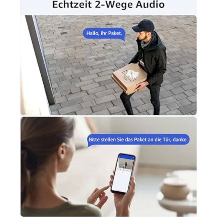 ANNKE CPT500, 3K PT PoE Überwachungskamera mit Auto-Tracking, 345° Schwenk, 80° Neige, 2-Wege-Audio, KI Personen-/Fahrzeugerkennung, Smartes Duales Licht, 512 GB Speicher – Bild 3