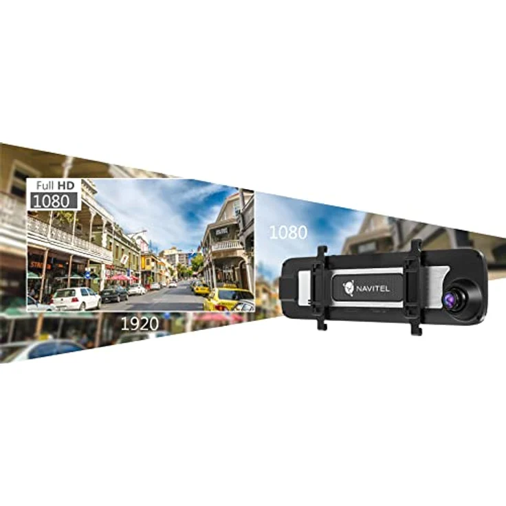Navitel MR450, Full HD GPS Dashcam mit 2 Kameras, 160° Blickwinkel, Grau – Bild 7