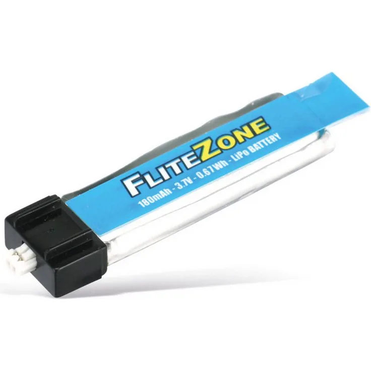 FliteZone FLITEZONE Modellbau-Akku LiPo, 3,7 V-/180 mAh für Drohnen, leicht und kompakt, 30C Kurzzeit-Belastung