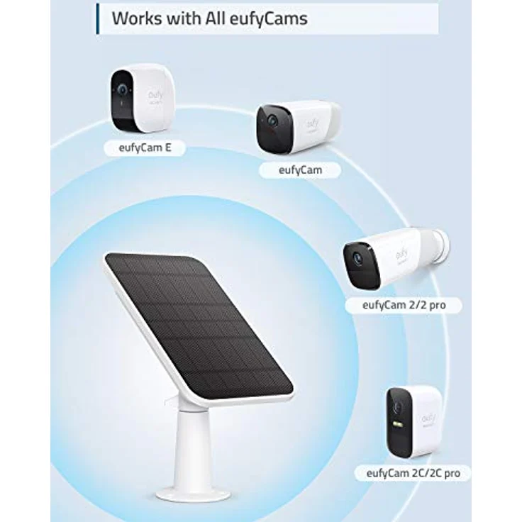 Eufy - Solarladegerät - 2.6 Watt - für Eufy eufyCam 2, eufyCam 2 Pro, eufyCam 2C - Preisvergleich – Bild 3