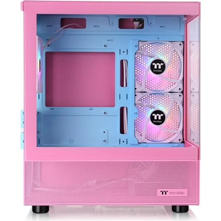 Thermaltake View 170 TG ARGB Micro Chassis Bubble Pink - Tempered Glass, RGB Lüfter, Mainboard-Kompatibilität – Bild 3
