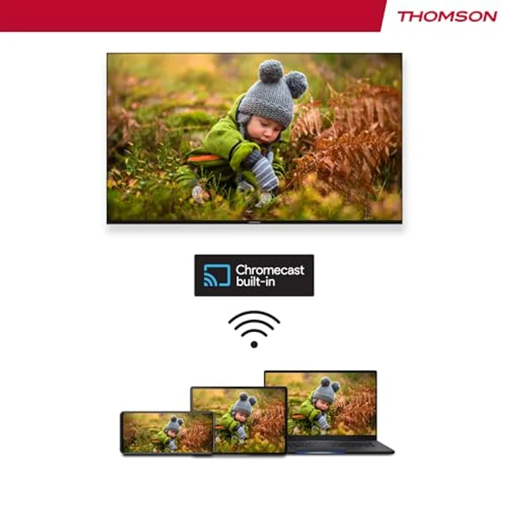 Thomson 32 Zoll (80 cm) HD Fernseher Smart Android TV (WLAN, Triple Tuner DVB-C/S2/T2, Google Assistant, YouTube, Netflix, DAZN, Prime Video, Disney+) – 32HA2S13-2023 – Bild 12