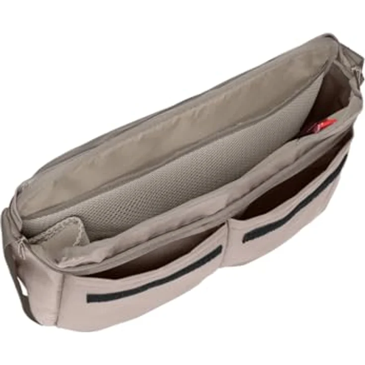 Vaude Coreway Messenger, Laptop-Tasche mit 36 cm Fach, grau, 100% Polyester – Bild 4
