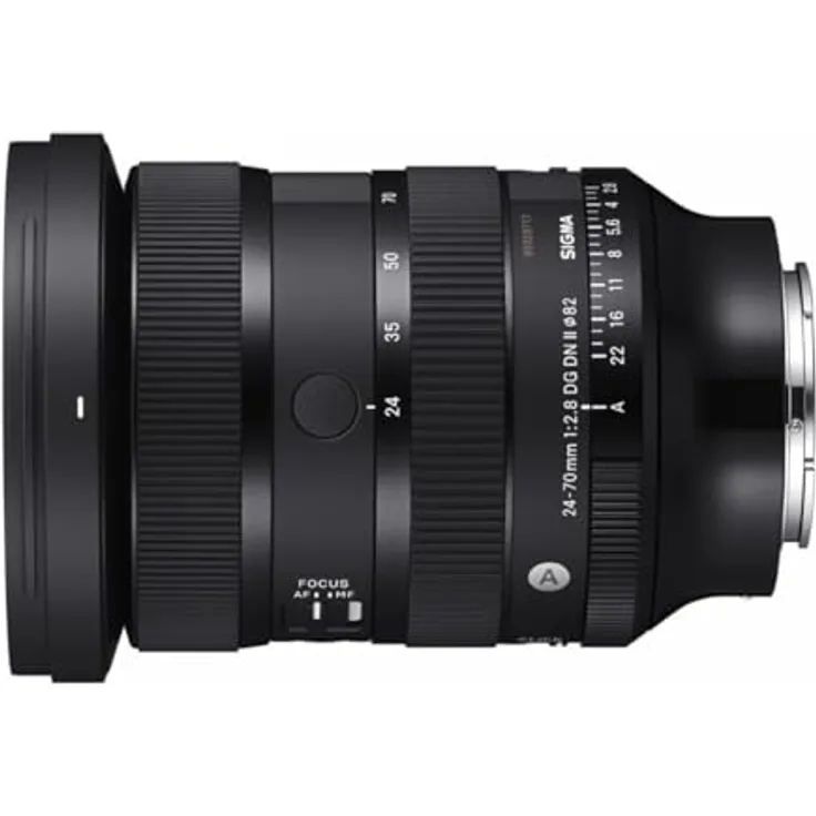Sigma Art 2,8/24-70mm DG DN II Sony E-Mount, schwarz, Objektiv mit hoher Schärfe im gesamten Bild