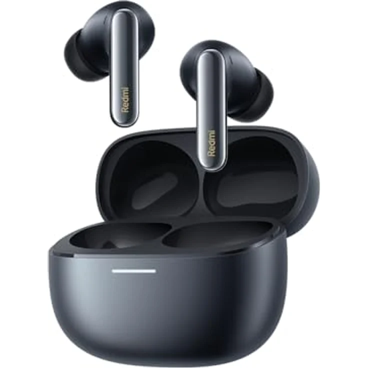Xiaomi Redmi Buds 6 Pro Black - Triple-Treiber Hi-Fi Klang, 55dB ANC, 36h Akkulaufzeit, 3D-Audio – Bild 1