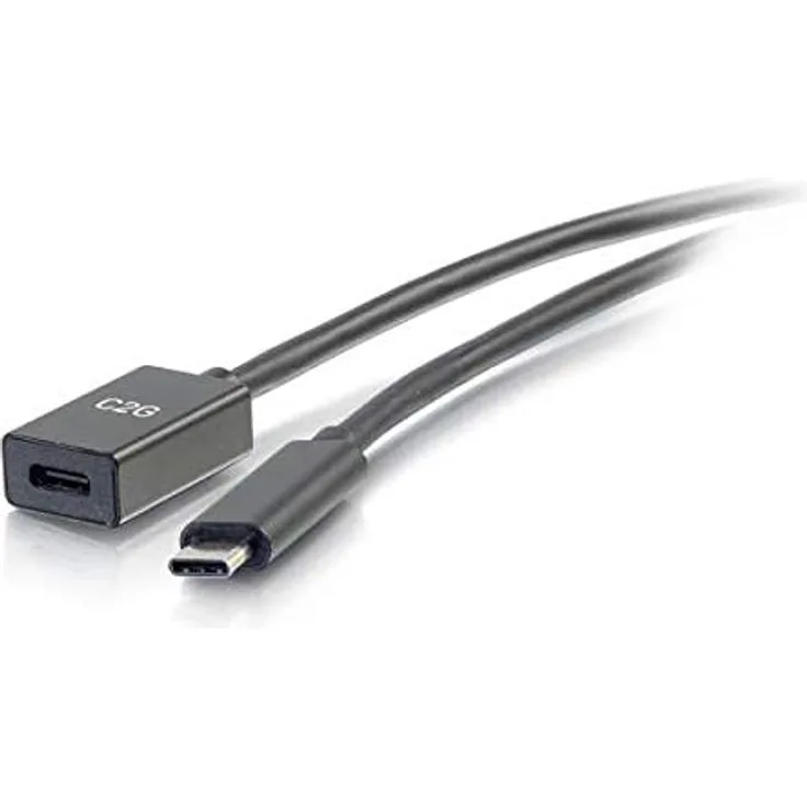 C2G 3ft USB-C/Thunderbolt 3 zu USB-C 3. 1 (Gen 1) USB-C oder Thunderbolt 3 Stecker zu Buchse Verlängerungskabel (10Gbps), 0.9M