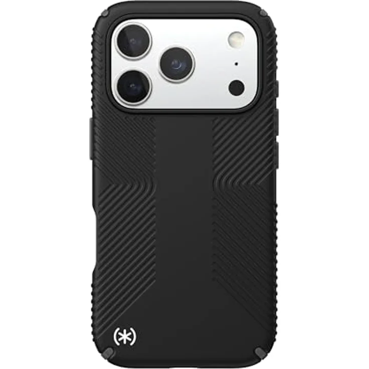 Speck Pro Presidio2 Grip, Handy-Hülle mit ClickLock, Fallschutz bis zu 4 m, Deep Sea/Silver Metallic/Spell Blue – Bild 4