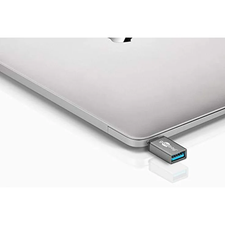 Goobay 56621 USB-C auf USB Adapter, A 3.0, Grau – Bild 5