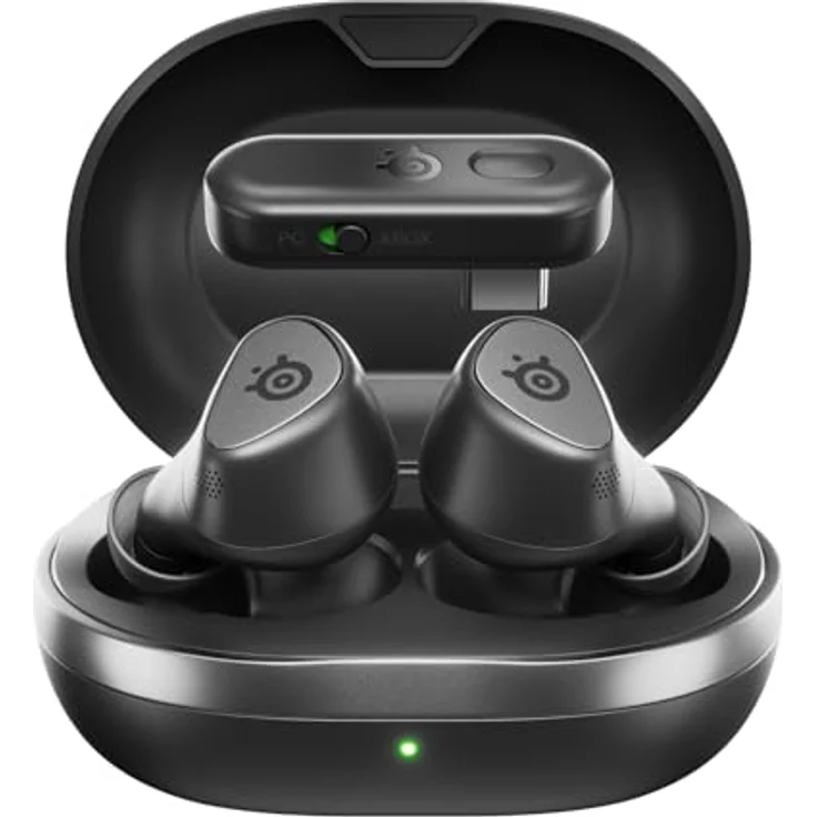 SteelSeries Arctis GameBuds für Xbox – Wireless In Ear Gaming Kopfhörer – ANC/Transparenzmodus – Wasserbeständig IP55 – 40H Batterie – Drahtloses Laden - Xbox, PS5, PC, Switch, Mobil – Bild 1