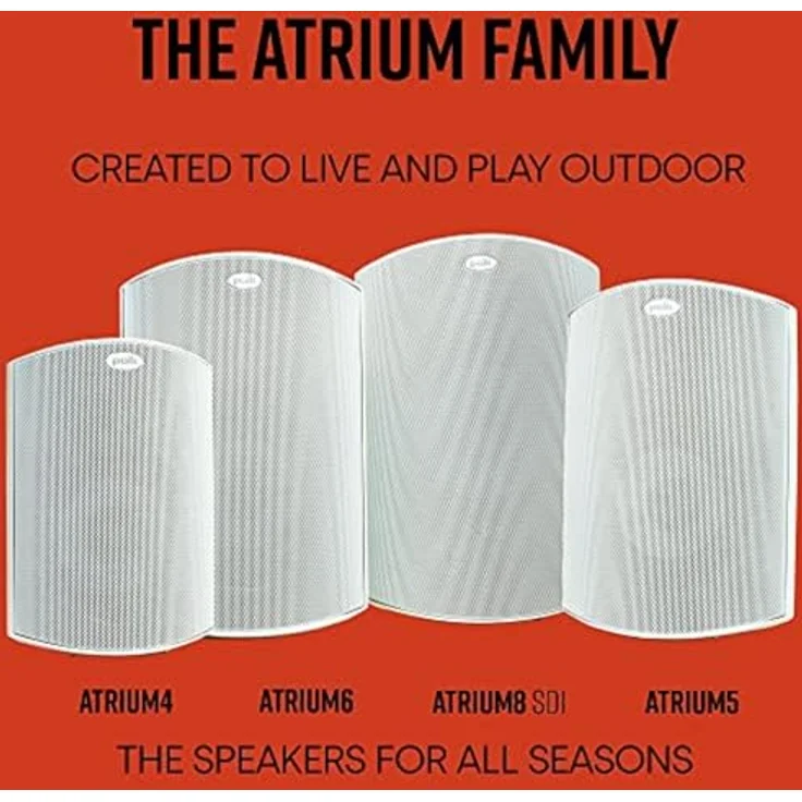 Polk Audio Atrium 8 SDI Außen-Lautsprecher (125 W) weiß Außenlautsprecher - 125 Watt - weiß – Bild 6