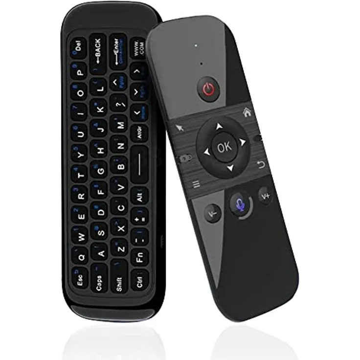 Leyf M8 Air Tastatur Maus Controller, Tastatur mit 6 Axis Gyroskop für, Android TV Box, Smart TV, PC, Laptop - Windows/Android/Mac OS/Linux-Systeme