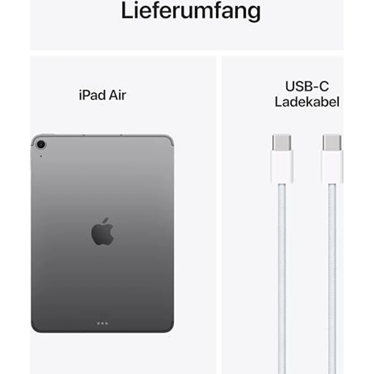 Apple iPad Air 11 Wi-Fi + Cellular 256 GB Spacegrau - 2025 – Bild 6