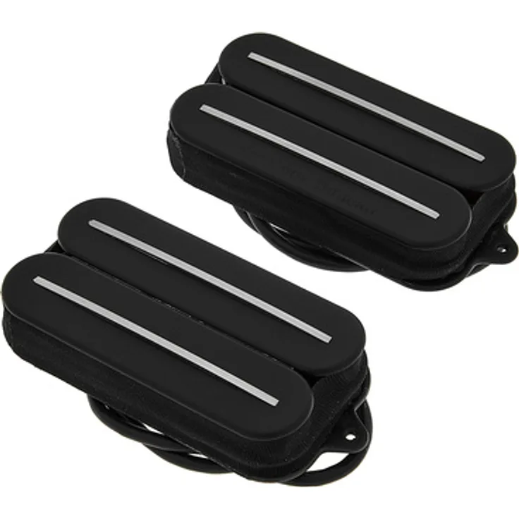 Seymour Duncan Hot Rodded Humbucker Set BL, E-Gitarre Tonabnehmer Set in Schwarz, JB und Jazz Modell mit Alnico VIII Magneten und 4-adrigem Anschlusskabel