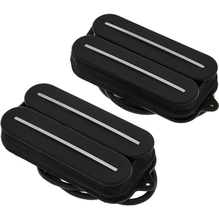 Seymour Duncan Hot Rodded Humbucker Set BL, E-Gitarre Tonabnehmer Set in Schwarz, JB und Jazz Modell mit Alnico VIII Magneten und 4-adrigem Anschlusskabel – Bild 1