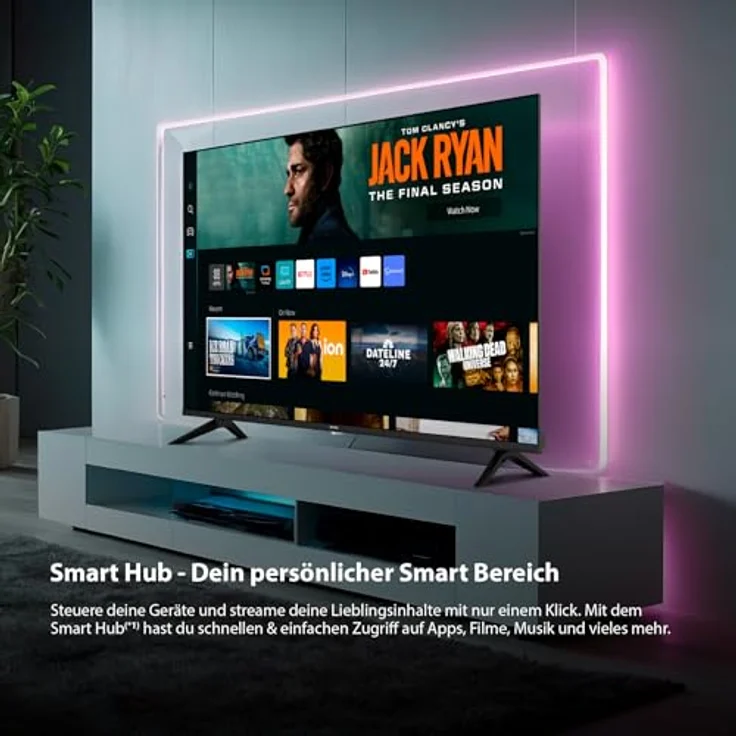 DYON ULTIMAX 40F-TI, 40 Zoll (100 cm) Full-HD Smart TV mit Samsung Tizen OS, Triple Tuner (DVB-C/-S2/-T2), Gaming Hub, Prime Video, Netflix, Disney+ [2025] – Bild 5