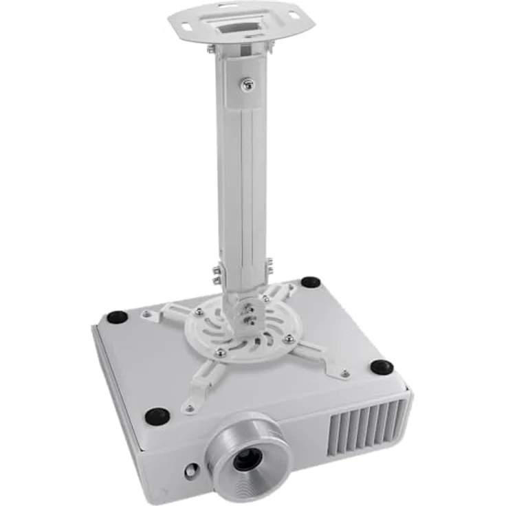Techly ICA-PM-18S Deckenhalterung für Beamer, ausziehbar, 38-58cm Silber – Bild 5