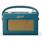 Radio Roberts Revival UNO BT – Tragbares Kompaktradio mit DAB+/FM, Bluetooth, Vintage-Design, Streaming, Aux-Eingang, Kopfhörerbuchse, Weckfunktion, 2 Jahre Garantie Petrol