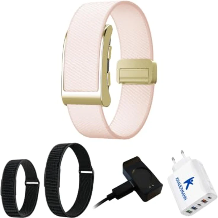 Knauermann ENGEL GPS Smart Armband, SOS-Knopf, Sturzerkennung, GPS, Gesundheitsfunktionen, Schwarz – Bild 1
