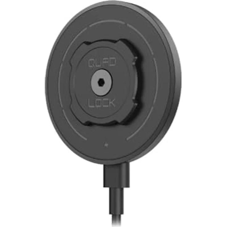 Quad Lock Mag Wireless Charging Head (15 W), kabelloses Ladegerät mit starker Magnetbefestigung, Schwarz – Bild 1