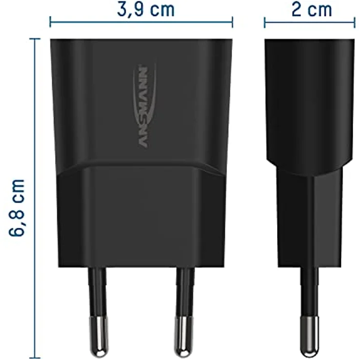 ANSMANN USB Ladegerät 5W 1A, Traveller USB Power Adapter / Netzteil besonders geeignet für Apple iPhone, Samsung Galaxy, Huawei, Xiaomi, Tablet, GoPro, e-Book Reader, etc – Bild 4