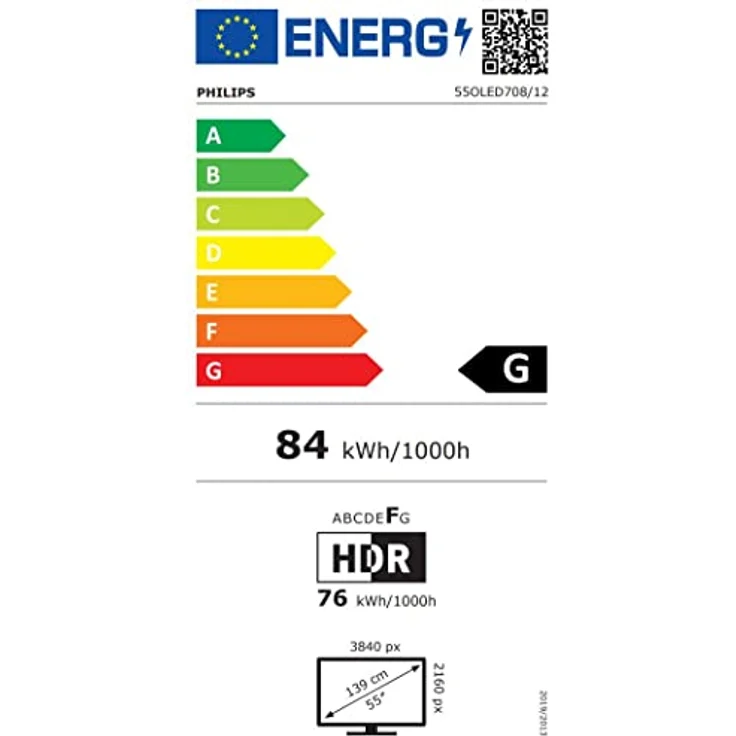 PHILIPS 55OLED708/12 55" 4K OLED TV, Ambilight, Dolby Vision, HDR10+, FreeSync, Dolby Atmos, Android, 2023 Model – Bild 2