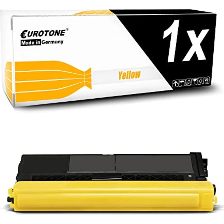 Eurotone Toner kompatibel für Brother DCP-L8410, ersetzt TN-423Y, Gelb, OfficePro Edition, ca. 4.000 Seiten – Bild 1