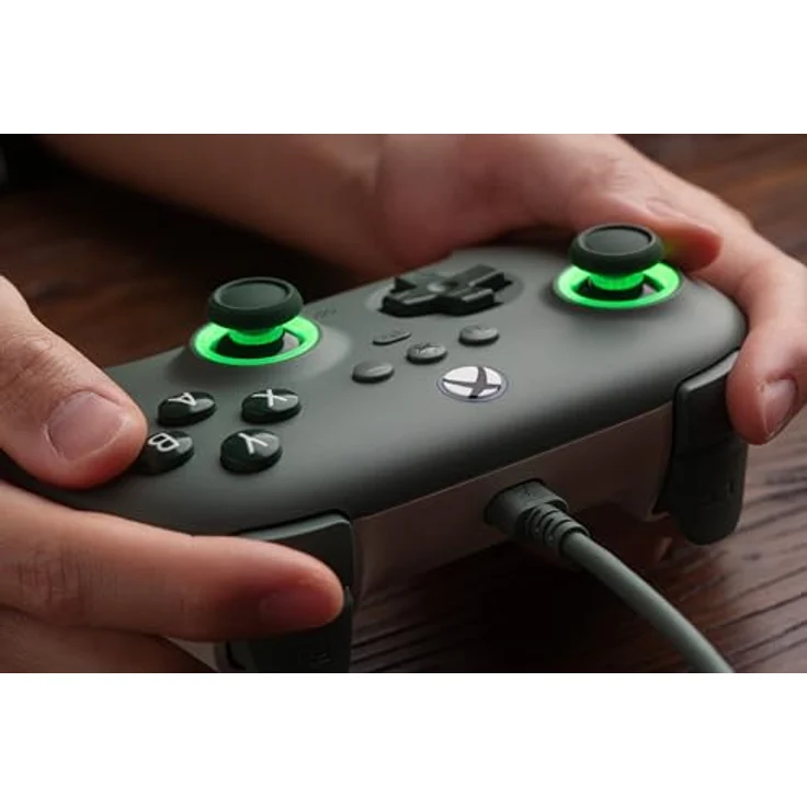 8bitdo Ultimate C Gaming Controller für Xbox Series X/S und Windows, mit interaktiver Lichtverfolgung und Vibrationstechnologie, grün – Bild 7