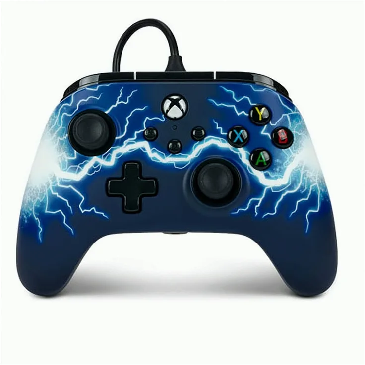 PowerA XB Controller Advantage wired Arc Lightning, programmierbare erweiterte Gaming-Tasten, 3-Wege-Trigger-Sperren, USB-C-Kabel, Xbox Series X/S, schwarz