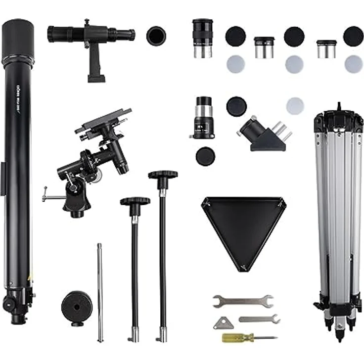 Dörr Wega 1000, Refraktor-Teleskop mit 1000 mm Brennweite und umfangreichem Zubehör für Himmelsbeobachtungen – Bild 4