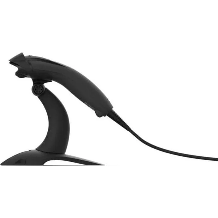 Honeywell Voyager XP Curve, Barcode-Scanner für 1D- und 2D-Barcodes, schwarz, inkl. USB-Kabel und Standfuß, IP42, Multi-Interface-Anschlüsse