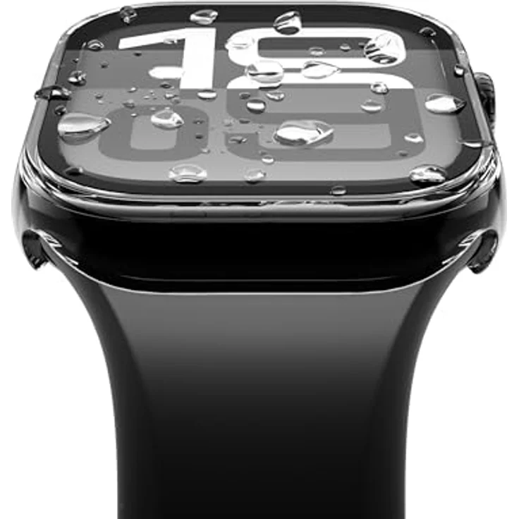 Vonmählen Dünne Hülle für Apple Watch Series 10, Transparent, Kratzfest und Wasserabweisend, 46mm, Umweltbewusste Materialien – Bild 4