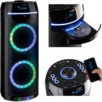 Reflexion Bluetooth-Lautsprecher mit CD (10 h, Netzbetrieb), Schwarz