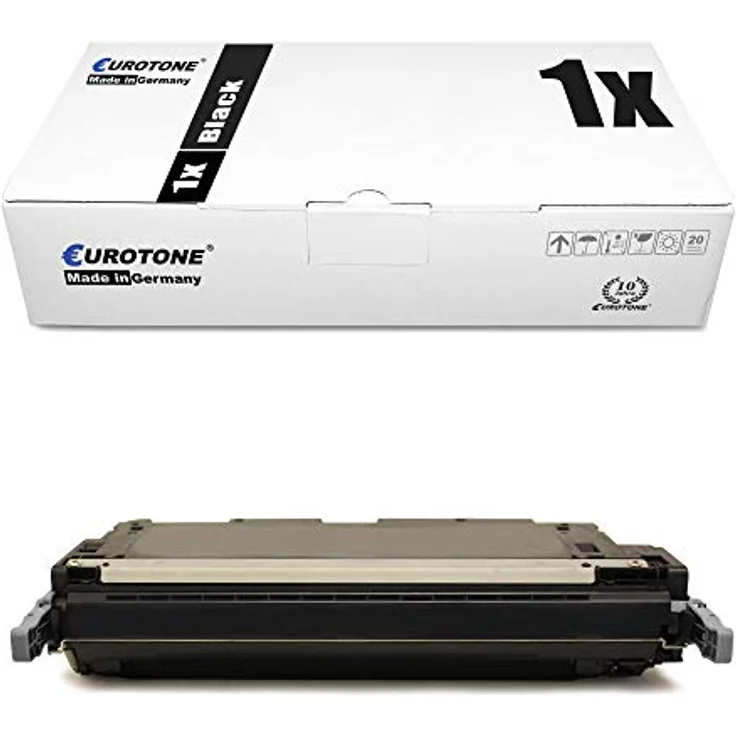 Eurotone Kompatibler Toner für HP Color Laserjet CM 4730, Schwarz, bis ca. 12.000 Seiten, ersetzt Q6460A 644A – Bild 1