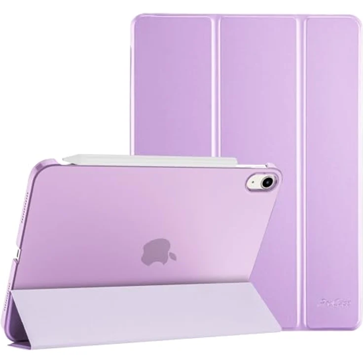 ProCase Hülle für iPad A16 11. Generation 2025 11"/ iPad 10. Generation 2022 10,9'' - Leichte, dünne Hard Schutzhülle mit Smart Cover und Auto Wake/Sleep Funktion - Violett – Bild 1