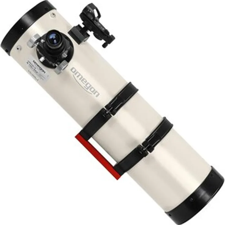 Omegon Teleskop Horizon N 130/650, Allround-Teleskop mit 30% Lichtgewinn und Crayford-Okularauszug, inkl. Smartphone-Adapter und Bluetooth-Fernauslöser