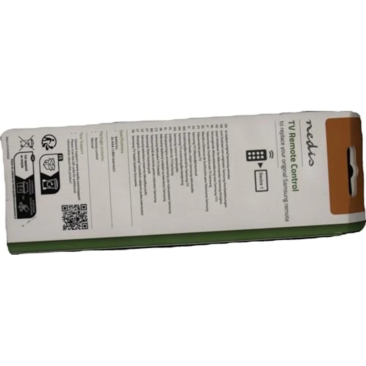 NEDIS Ersatz Fernbedienung - Passend für: Samsung - Vorprogrammiert - 1 Gerät Disney + Button/Netflix Button/Smart Home Button/YouTube Button - Infrarot - Schwarz – Bild 4