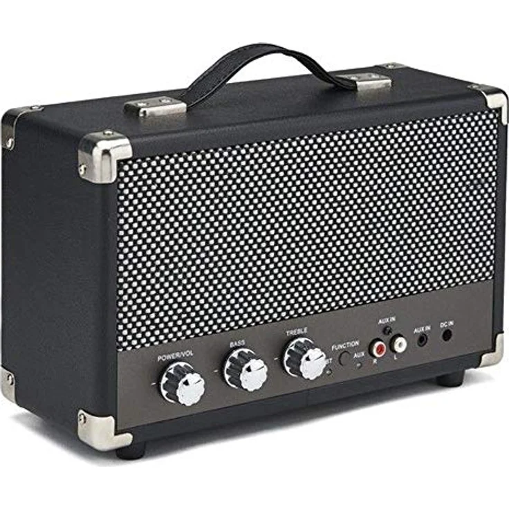 GPO WESTWOODMINIBLA Kompakter Retro Bluetooth Lautsprecher Mini schwarz – Bild 4